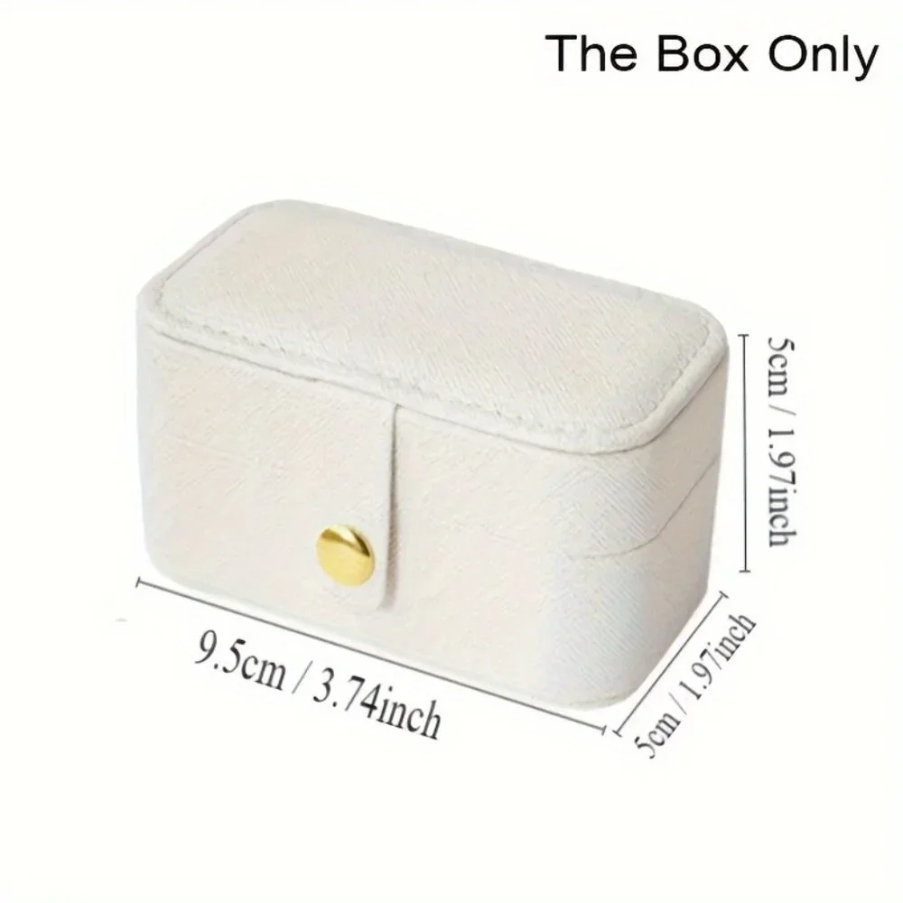1pc Portable Jewelry Organizer Jewelry Box For Rings, Pendants, Earrings